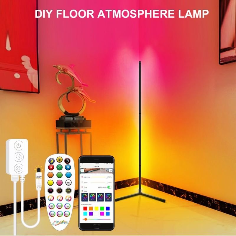 Adjustable SMD5050 7w LED Floor Atmosphere Light For Living Room