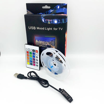 hot sale china12v 5m smd5050 waterproof ip65 rgb led strip lights with remote controller
