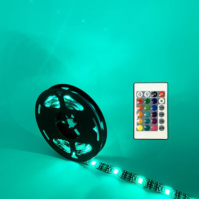 hot sale china12v 5m smd5050 waterproof ip65 rgb led strip lights with remote controller