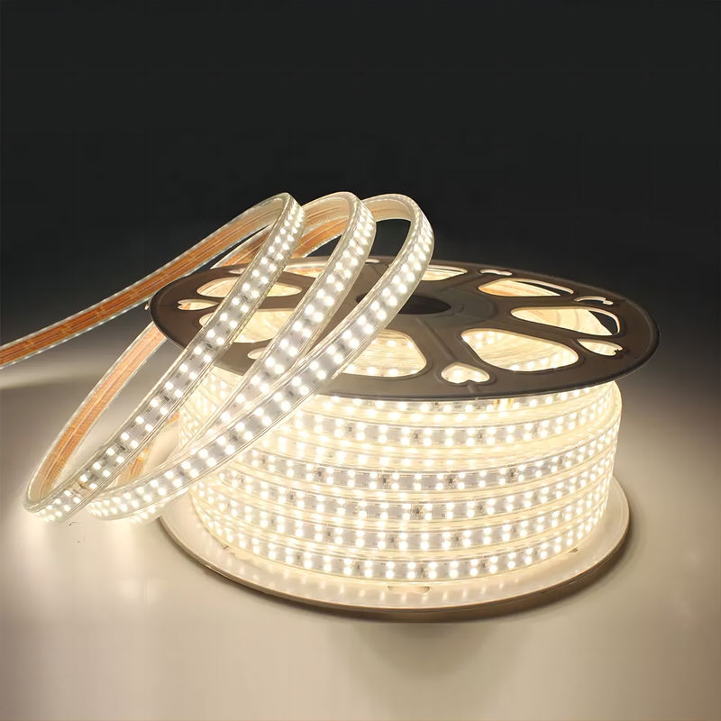 2835 120D 8mm AC 110V 220V High Voltage LED Strip Flexible IP67 Waterproof