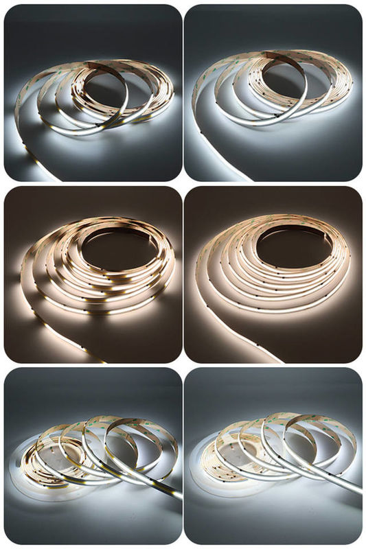 Running Water Flowing COB LED Strip IP20 360leds 24V Programmable Ws2811 Single Color  For Indoor Lighting