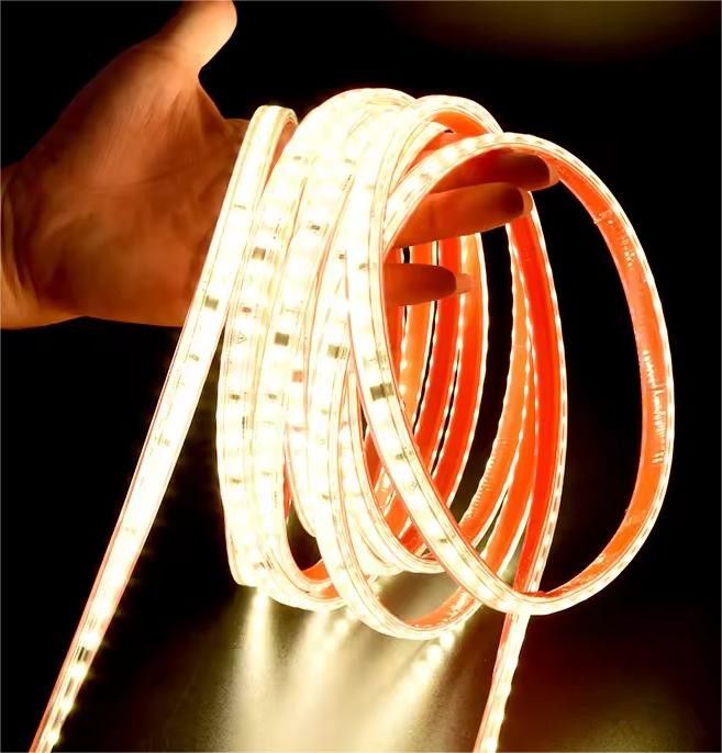 Driver Free SMD2835 120D 110V LED Strip IP65 PVC LED Rope Light CE RoHS High Voltage White