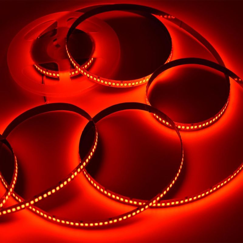 24V High Brightness 240LEDS SMD 2835 LED Strip Light 1200LEDs 16.4Ft No-waterproof Colors Red Green Blue Orange For KTV