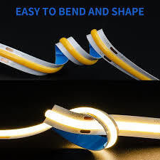 COB LED 10W 12W 110LM 320d/m Double PCB DC 12V 24V 220V CRI 90Ra 10meter Free Tailoring Customization Strip