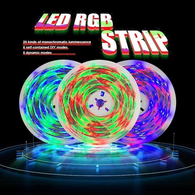 Home Bar LED Light Strips Garden Design Support Dimmer 12V 32ft Smart 5050 RGB 1670
