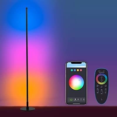 Bedroom RGB IC Gaming Lights Living Room Ambient Mood Light Standing LED Corner Floor Lamp