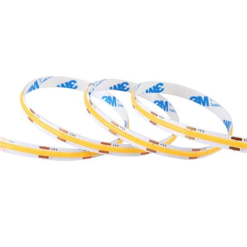 Cob Strip Flexible Led Light Strip High Density No Black Areas 24V 12V 5V CRI Ra 90