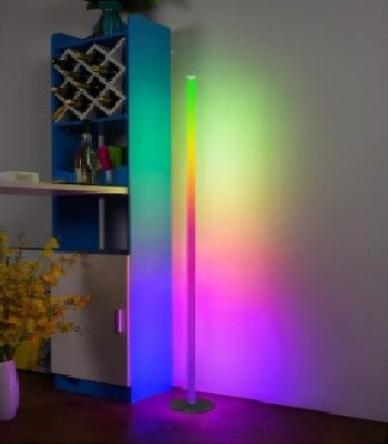 Bedroom Decorative Ambient Light 1.5m LED Colorful Small Box Remote Control Floor Lamp 10000 Working Hours