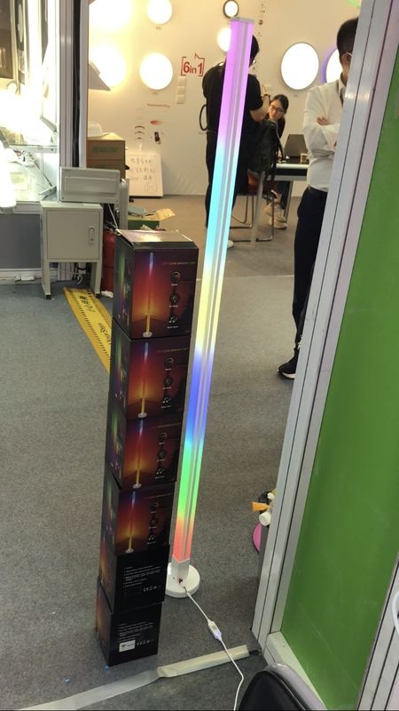 2- RGB IC Smart Corner Light Remote Controlled Tuya Support Google Alexa LED Corner Floor Lamp For Living Room