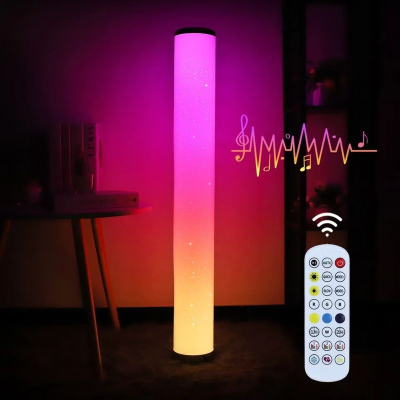 Moden Lighting Bedroom Bedside Wifi App And Remote Control Corner Standing Floor Light