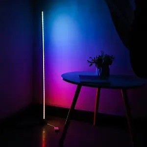 Moden Lighting Bedroom Bedside Wifi App And Remote Control Corner Standing Floor Light