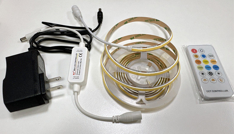 DC12V/24V Input Voltage LED Strip Kit with Dimmable COB Lights and Smart Driver