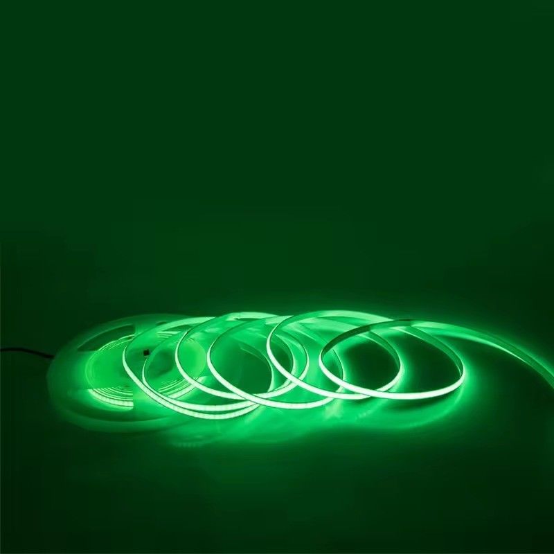3mm Waterproof 2700k 6000k 12V 220v 5V Ultra Thin width 400leds COB LED Strip Light with 3