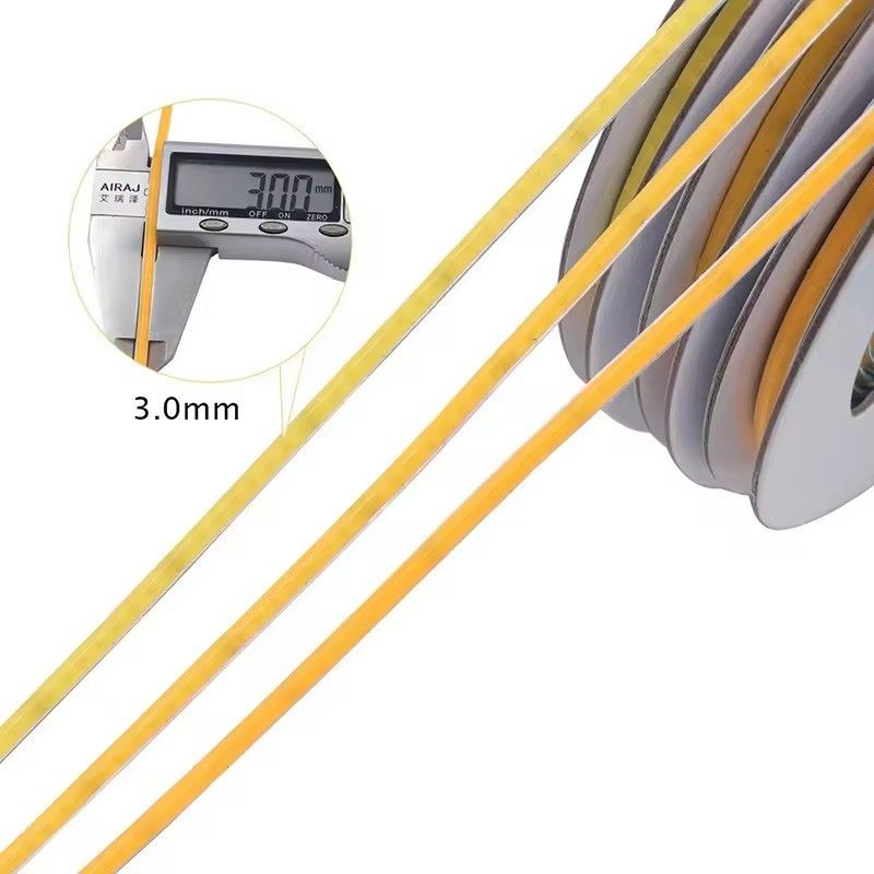 COB LED Strip 12V 1CM Cutting 3MM Ultra Thin Width 5MM 100lm CRI90 3 320LEDs Double PCB