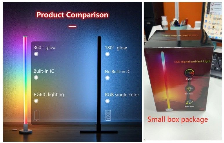 2023 Design Smart Home Lighting Corner Floor Lamp for Modern Decorative Indoor Lighting