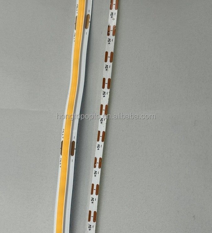 Lamp Luminous Efficiency 90lm/w 1000lm Super Narrow COB LED Strip Lights 3mm 400LEDs/m