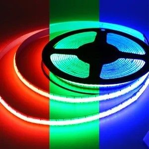 90 Ra CRI COB RGB LED Strip Light Non-Waterproof 12V 24V for Lighting Solutions Service