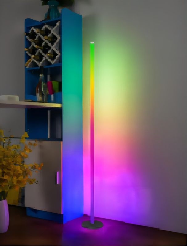 Modern Living Room Corner Floor Lamp With Remote Control And AC 85-265V Input Voltage