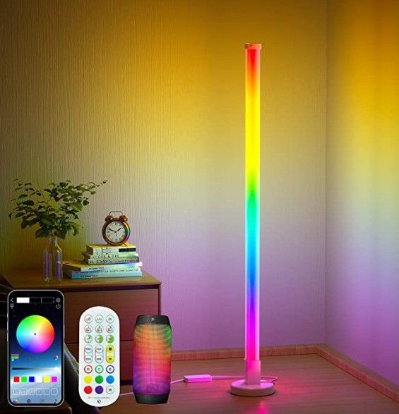 80 CRI Led Bedroom Corner Ambient Light with Remote Control and Charging Function
