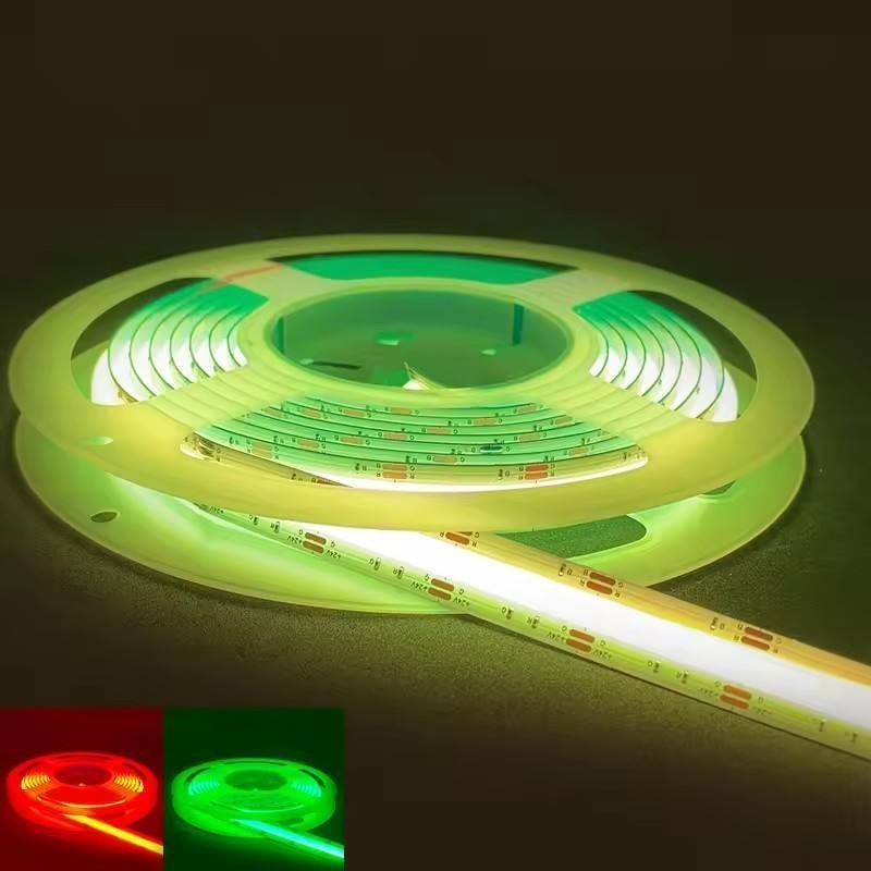 50000 Hours Working Time COB LED Strip Light DC 12V 24V Customized RGB RGBW RGBCCT Strip