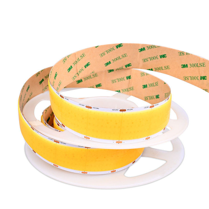 1600 leds 24V 2700K 3000K 4000K 6000K Single Color Cuttable Cob Led Strip 30mm Width