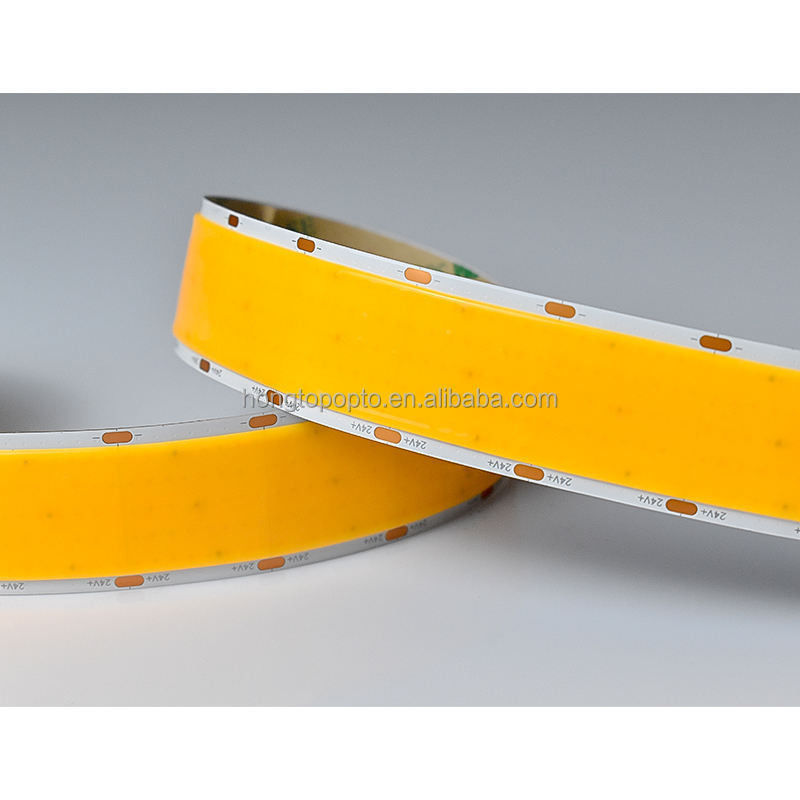 3- Ultra Wide 24V White Warm White COB LED Strip Light for LED Decorative Lighting 90Ra