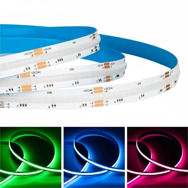RGB Flexible Strip 756leds COB DC 12V LED Strip Light with 100lm/w Luminous Efficiency