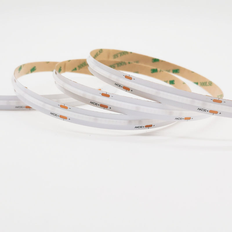 756led RGB 10mm Wide COB LED Strip Light Direct Support Dimmer and Wide Voltage Range