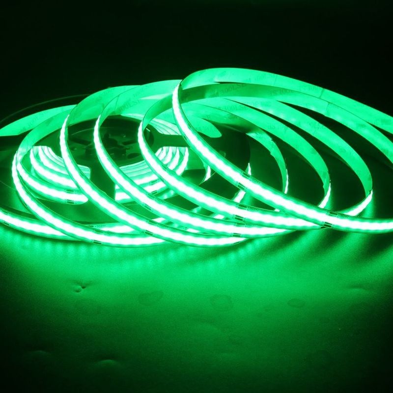756led RGB 10mm Wide COB LED Strip Light Direct Support Dimmer and Wide Voltage Range