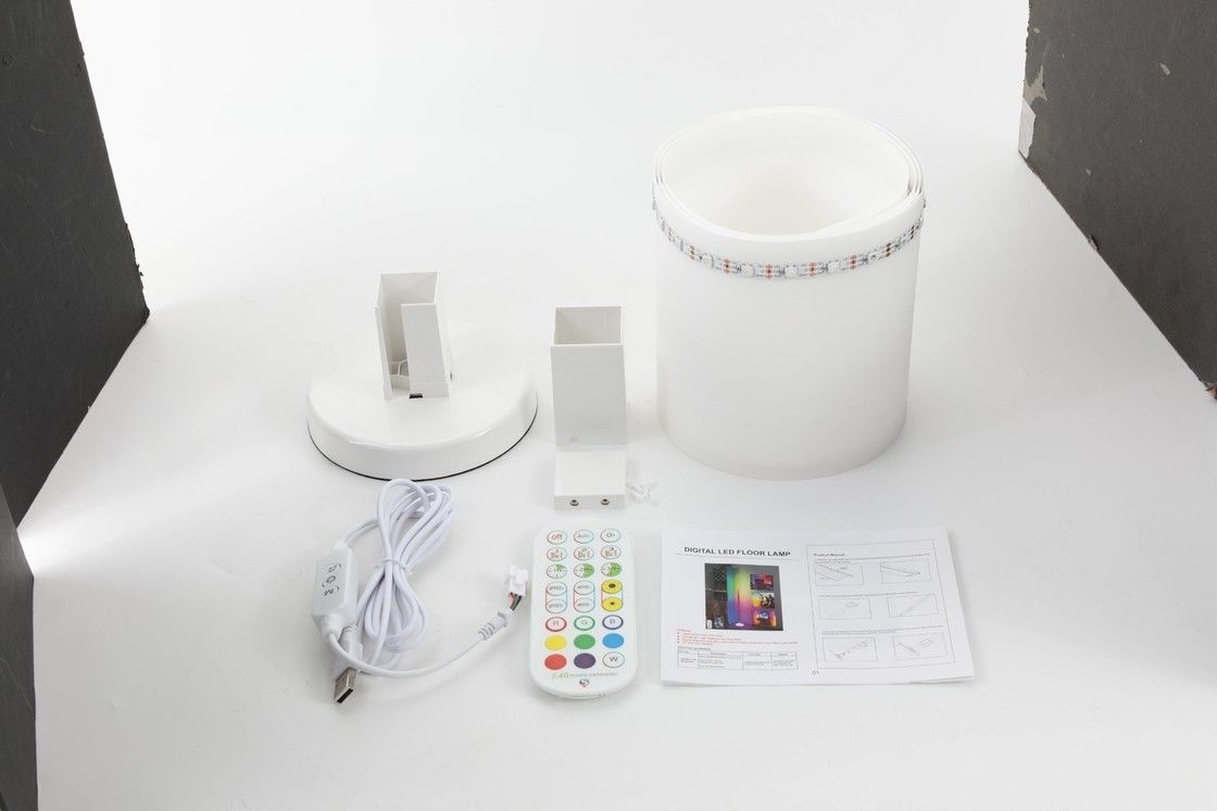 Lamp Body Material ABS 5V DC Input RGBIC Corner Standing Lamp App Smart Home Lights