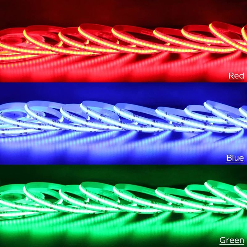 24V RGBCCT LED Strip Lights COB 840LEDs for Landscape Decorative Indoor Lighting