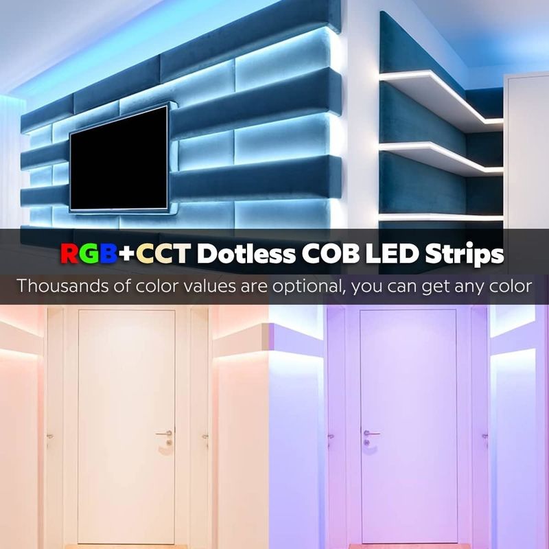 COB LED Linear Strip Light 21W/M 840leds/M DC24V Good RGBWW RGBW RGBCCT 3000K 6000K