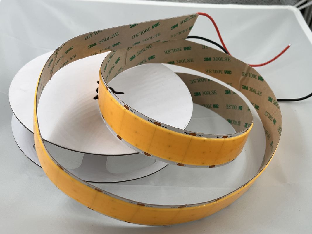 2700K/3000K/4000K/6000K Ultra Wide COB LED Strip 24v 30mm Flexible Strip Light with 3
