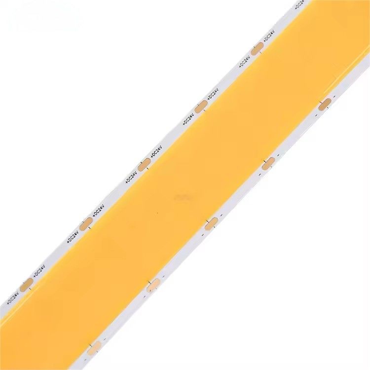 Super Wide 1600LEDs Ultra Wide COB LED Strip 80 Color Rendering Index IP20 Rated 30000 Working Hours for Project