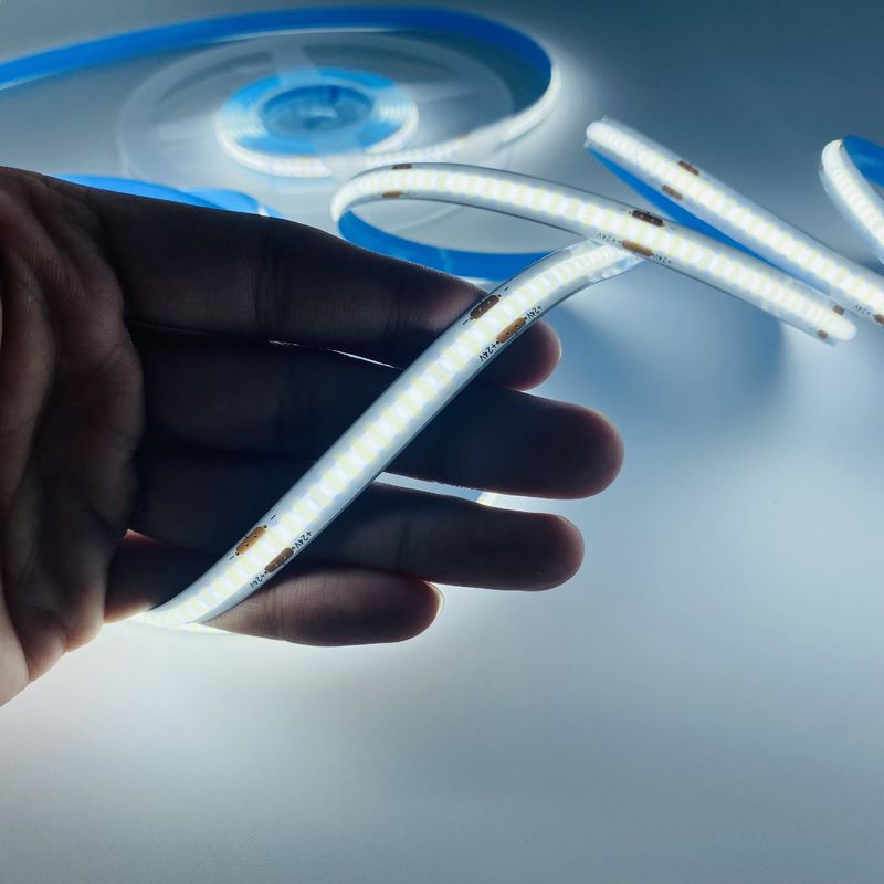 Ip20 480LEDs/m COB LED Strip Light with Constant Current Lighting solutions service Lighting and circuitry design