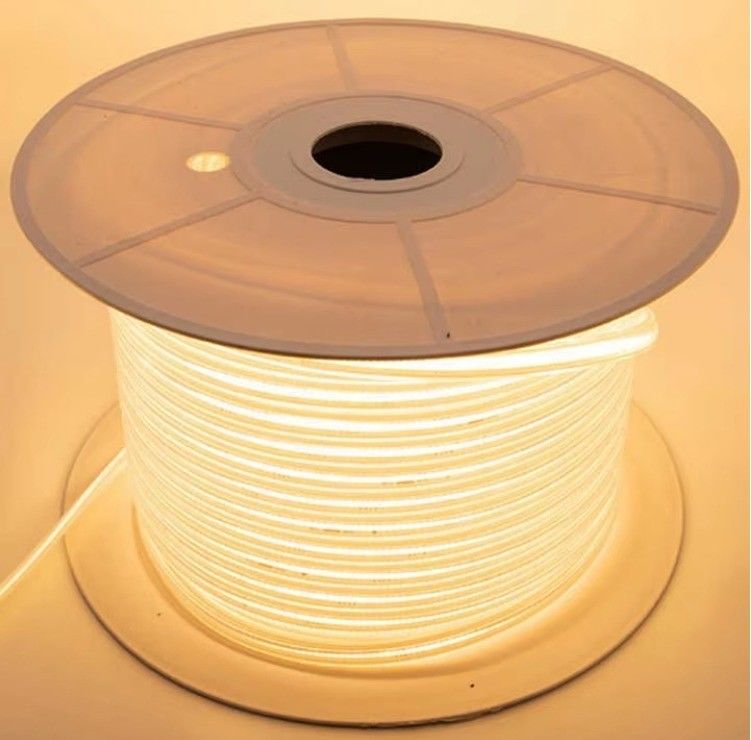 High Voltage Flexible COB LED Strip Light IP65 Waterproof 50M 100M per Reel with 30000 Hours Lifespan and 80 CRI