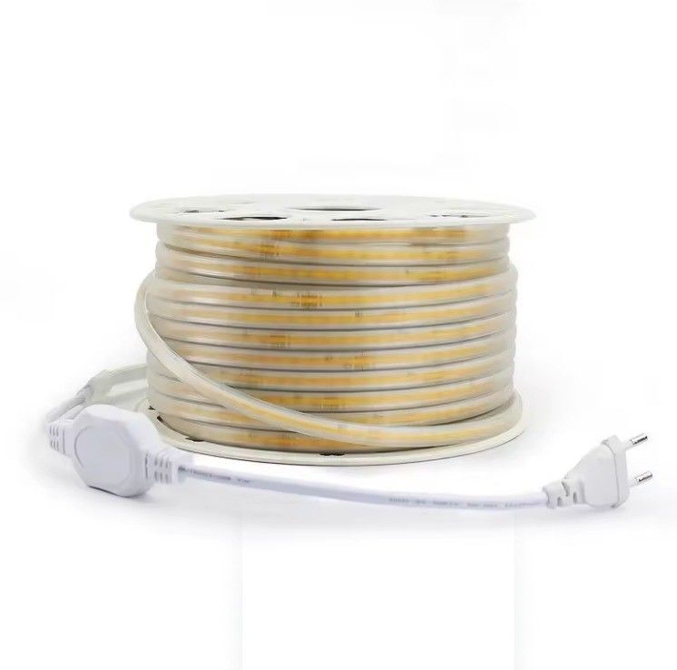 High Voltage COB LED Strip 50m/roll 100m/roll DEFAULT Waterproof IP65 Dimmer Support