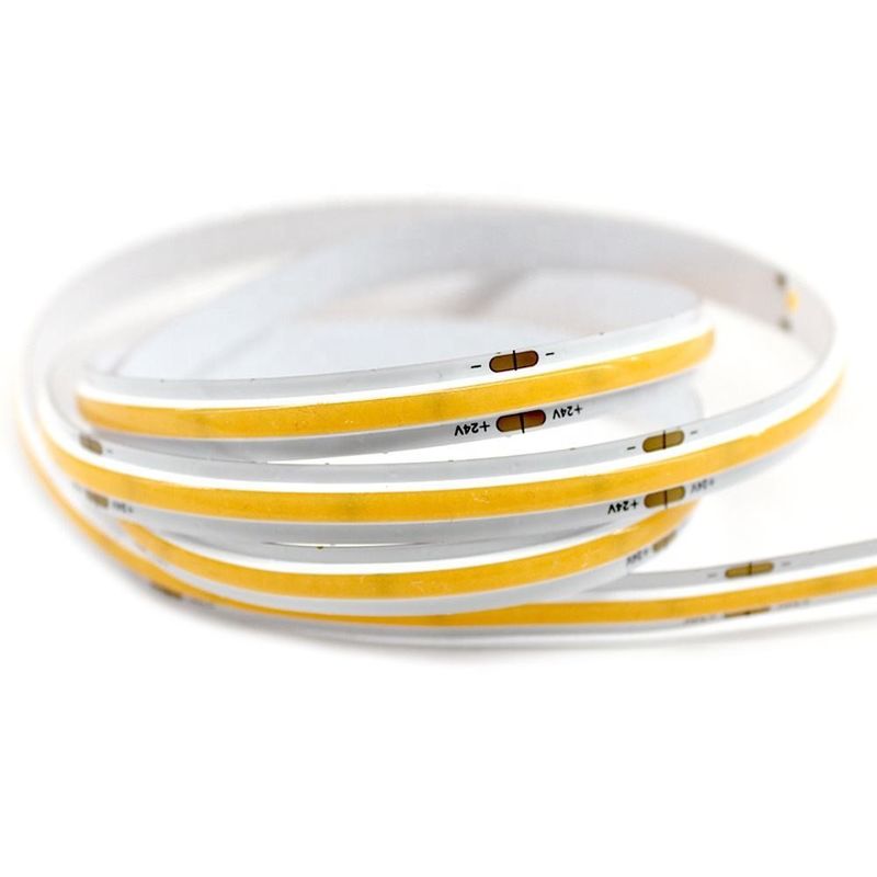 320leds per Meter COB LED Strip with 3 High CRI Ra 90 Support Dimmer 24V/12V