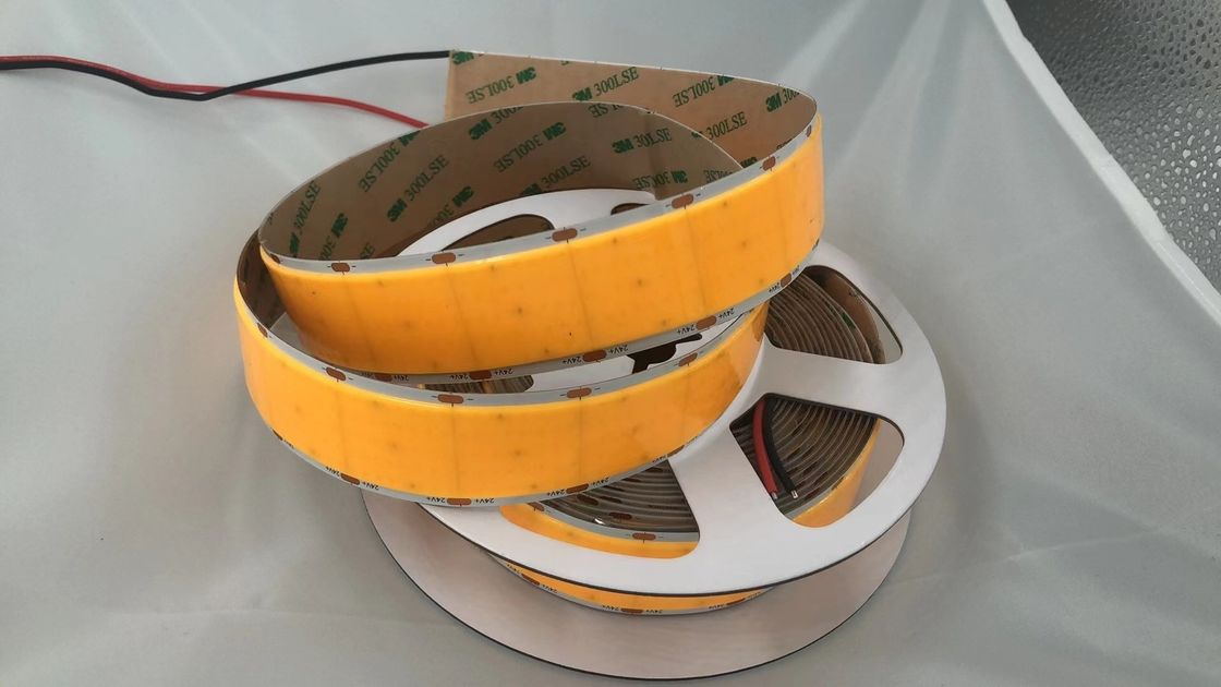 Super Bright COB Led Strip 30mm Wide 1600Leds Per Meter CRI 90 Custom Light