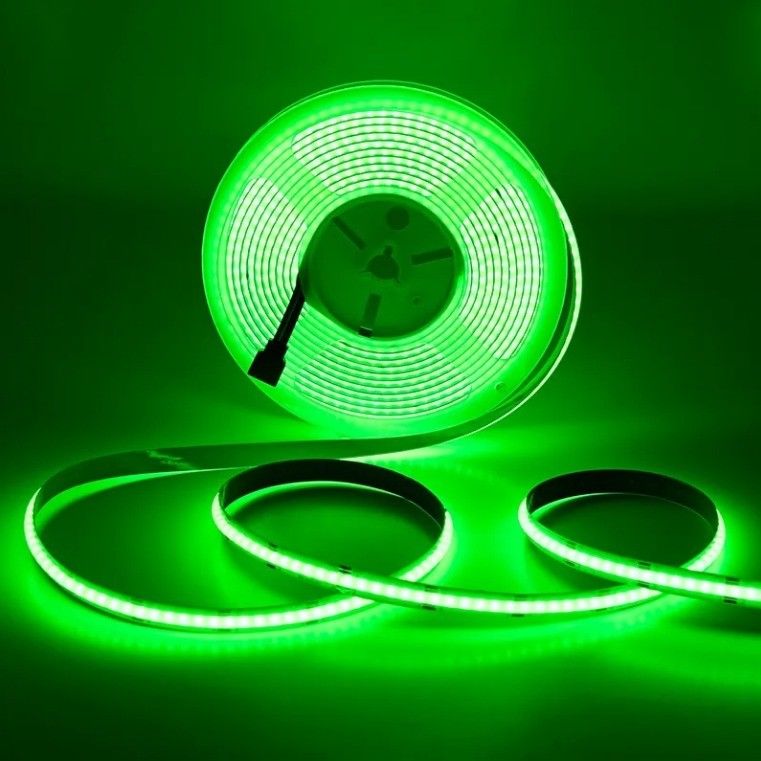 80lm/w 400leds/m Ultra Thin 5V 12V 24V IP20 White COB LED Light Strip 3mm 5mm Width White Blue Red Green FCOB LED Strip