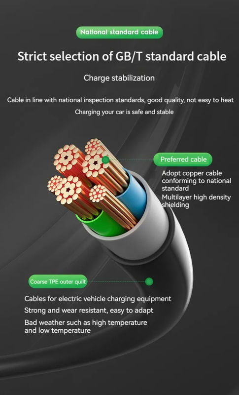 45X28X18 Cm Single Package Size EV Charger for Charging in -30C- 55C Temperature Range
