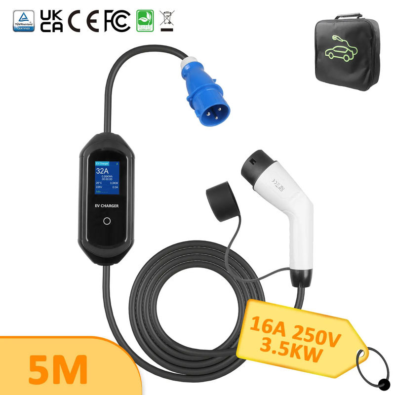 45X28X18 Cm Single Package Size EV Charger for Charging in -30C- 55C Temperature Range