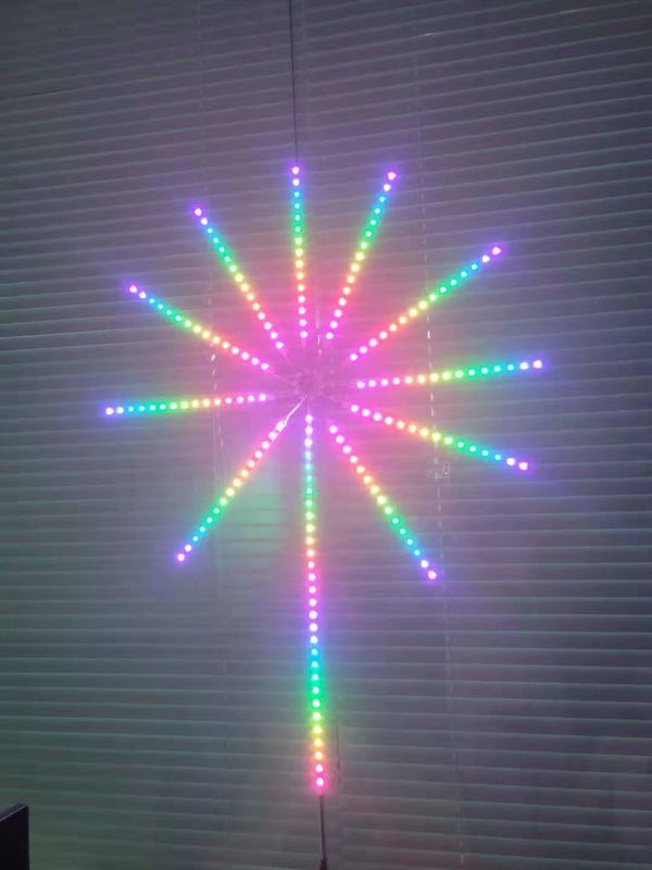 Fireworks SMD4040 DC5V Flex LED Strip Light Voice Sync Waterproof