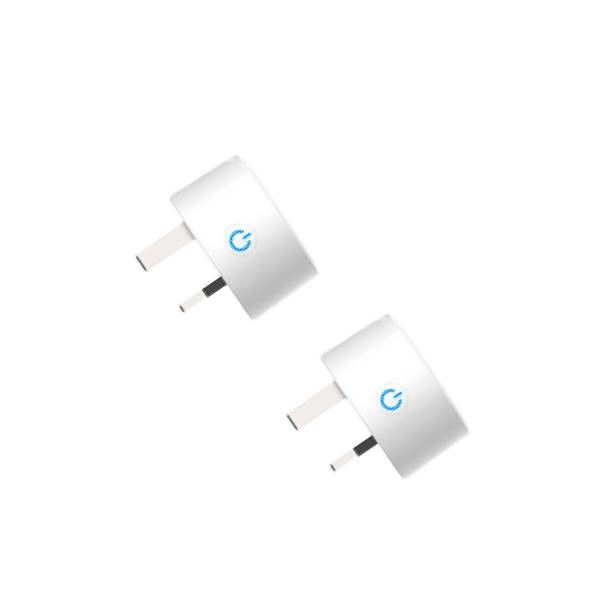 White WIFI Smart Socket Blue LED Indicator FCC Certification